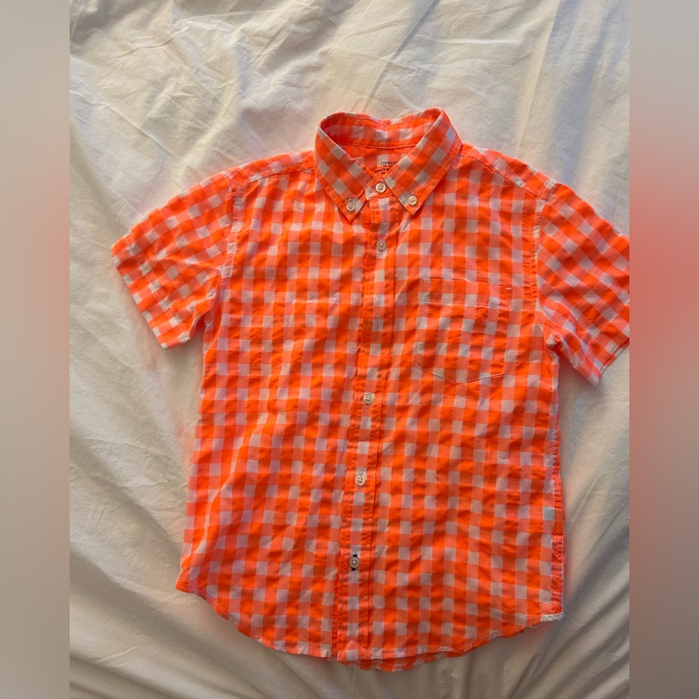 Crewcuts size 8 short sleeve button down. No tears or stains